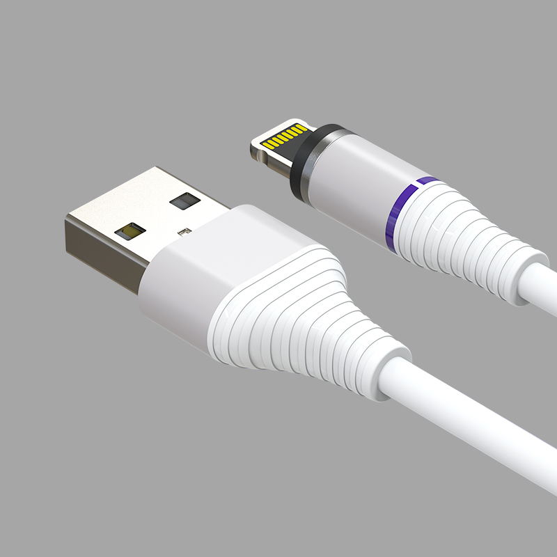 Magnética Indicador LED móvil 2A accesorios del teléfono cable de carga USB para iPhone Rayo