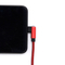 Cable micro USB de nylon de 90 grados 2.4A Cable de carga rápida QC 3.0 /2.0 Cable de ángulo recto V8 para juegos móviles