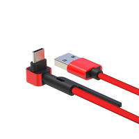 Suministro directo de fábrica Codo Tipo-C Sincronización de carga Cable USB Cargador Cable de datos USB Accesorios para teléfonos celulares Adecuado para cargar durante el tiempo de juego
