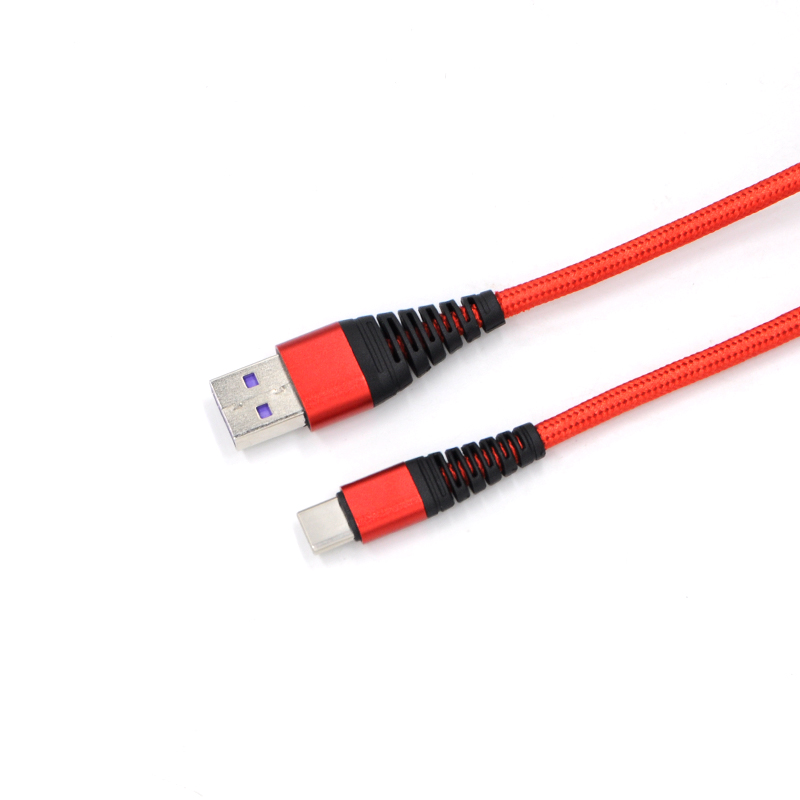 1m 5A trenzado de nylon de carga Super Fast USB tipo C C-C Tipo de cable Cable USB 3.1