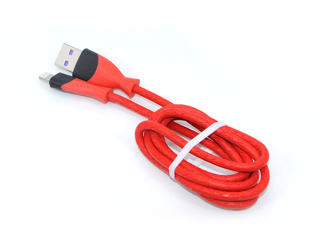 Doble color de la sirena del diseño 3A Rayo carga rápida cable USB