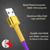 Cable OEM/ODM USB Tipo C 3A Carga rápida USB Tipo C Cable rápido 3.0 para Samsung Phone Cargador Cable
